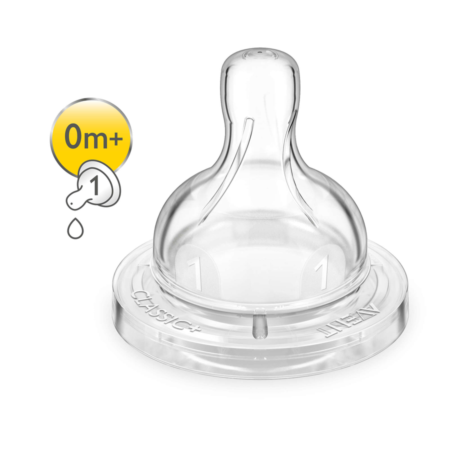 Silicone Teats 0M+ 1H (NEWBORN)  - 2pcs/pack