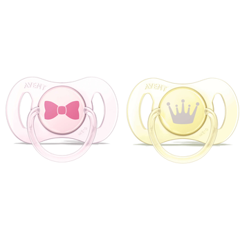 Mini Soother 0-3M (Girl) - (Twin Pack)