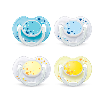 Soother Night Time BPA Free 0-6M  - (Twin Pack)