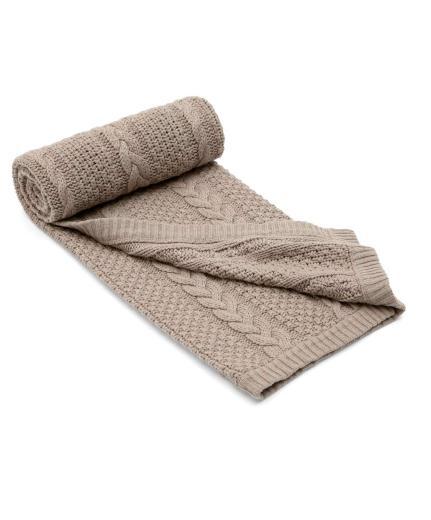 Blanket Knitted Sml - M&B Cable