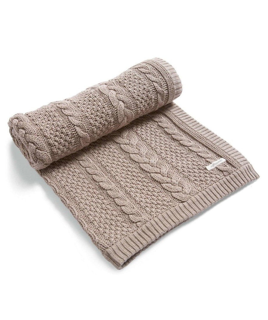 Blanket Knitted Sml - M&B Cable