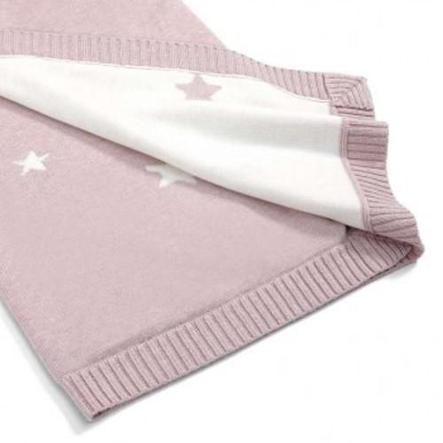 Blanket Knitted Sml - Rose Star