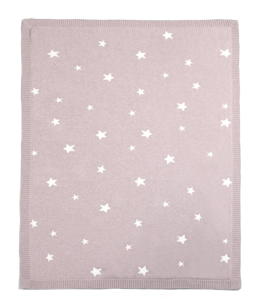 Blanket Knitted Sml - Rose Star