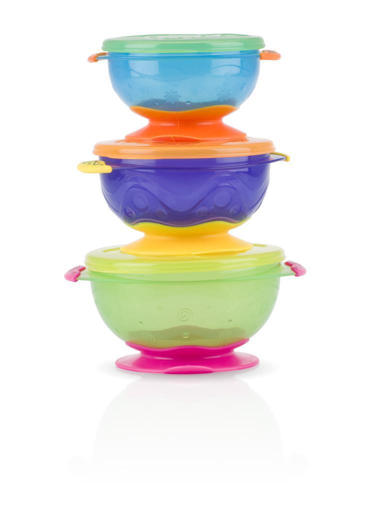 Stackable Suction Bowl (3pcs)